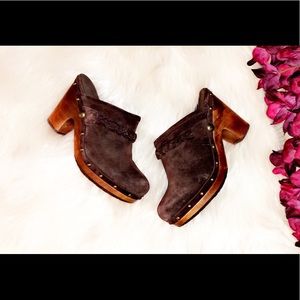 UGG Kaylee Brown Suede Clog